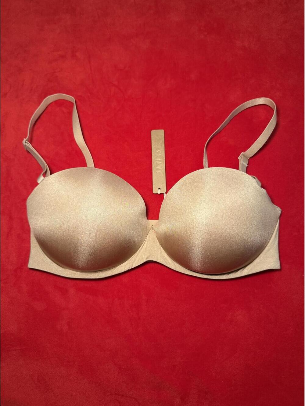 Skims Ultimate Push Up Strapless Bra Color Clay Size 34D